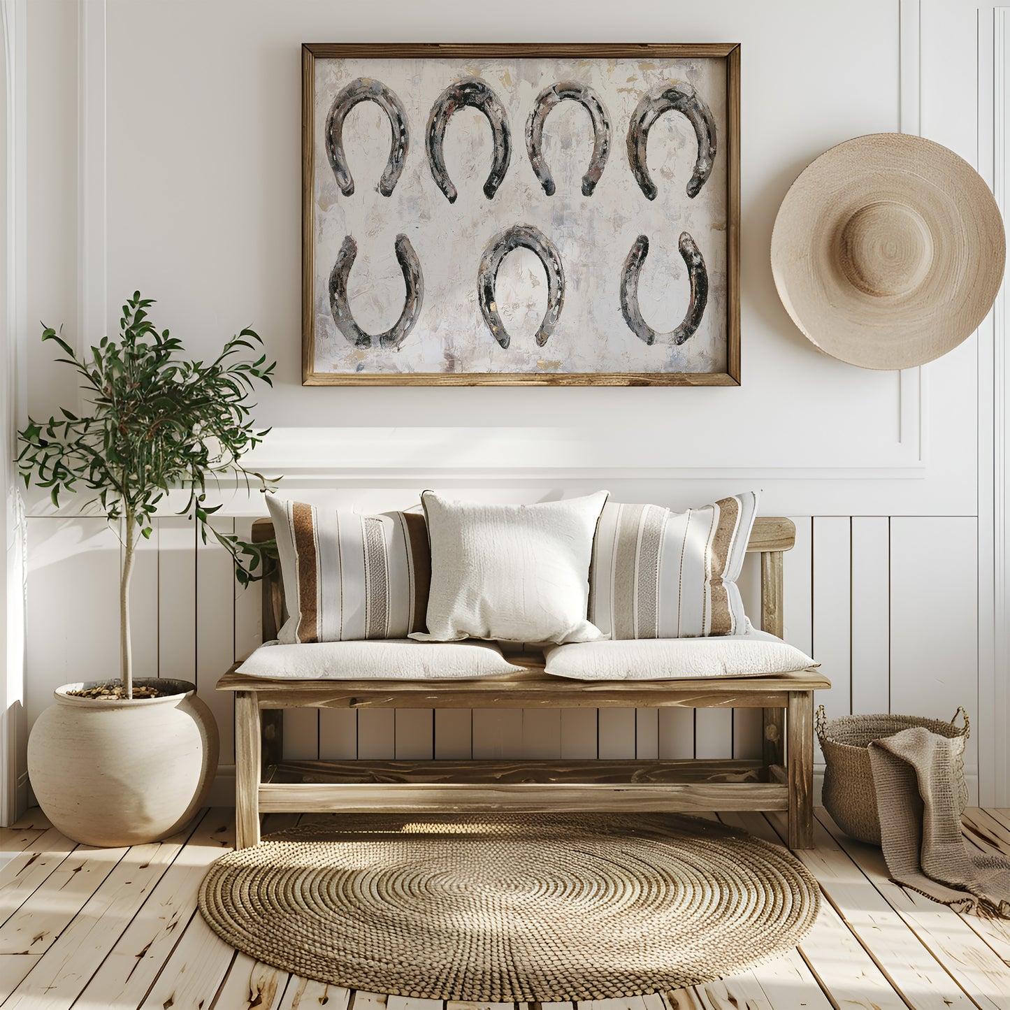 Seven Horseshoes, Textured Luck