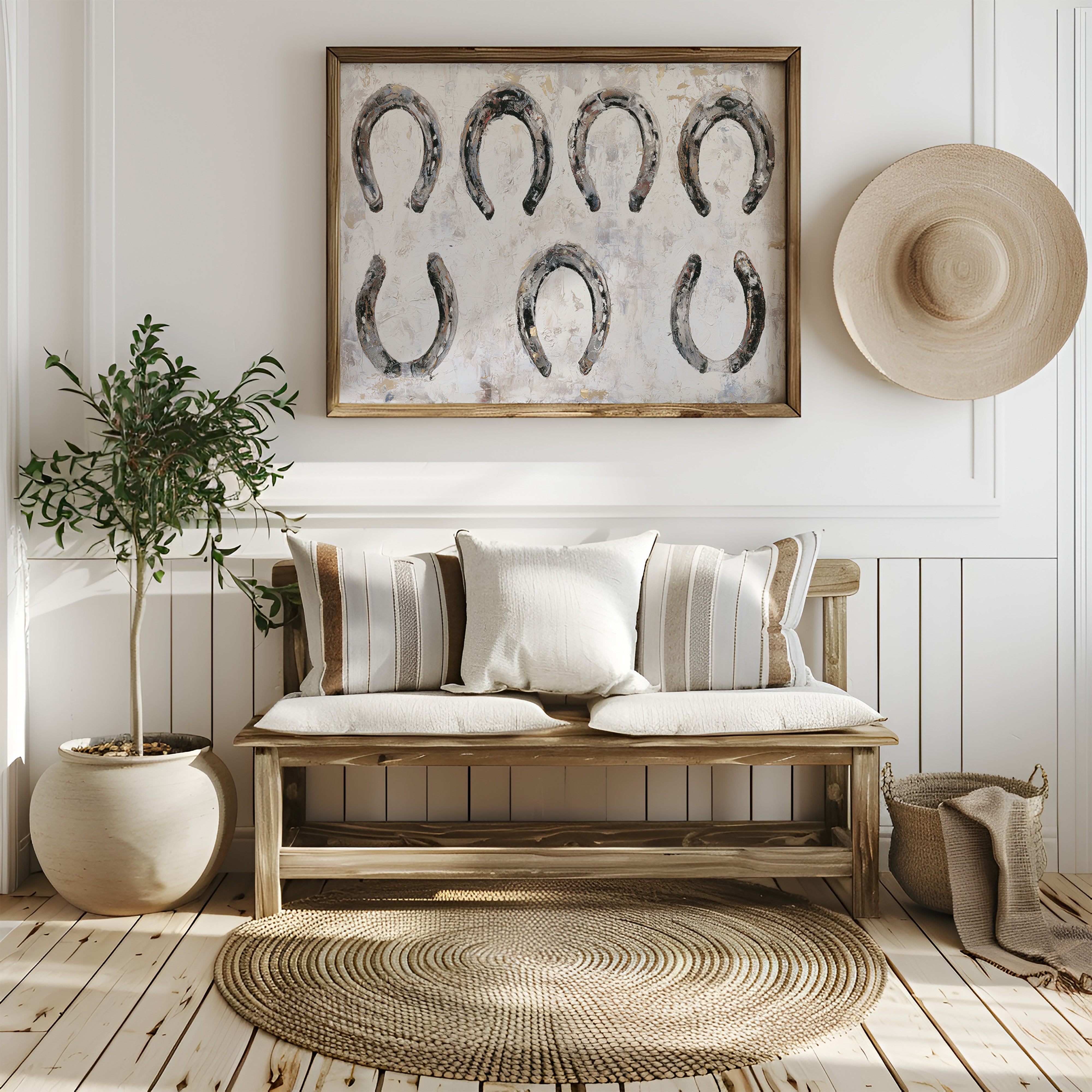 Seven Horseshoes, Textured Luck
