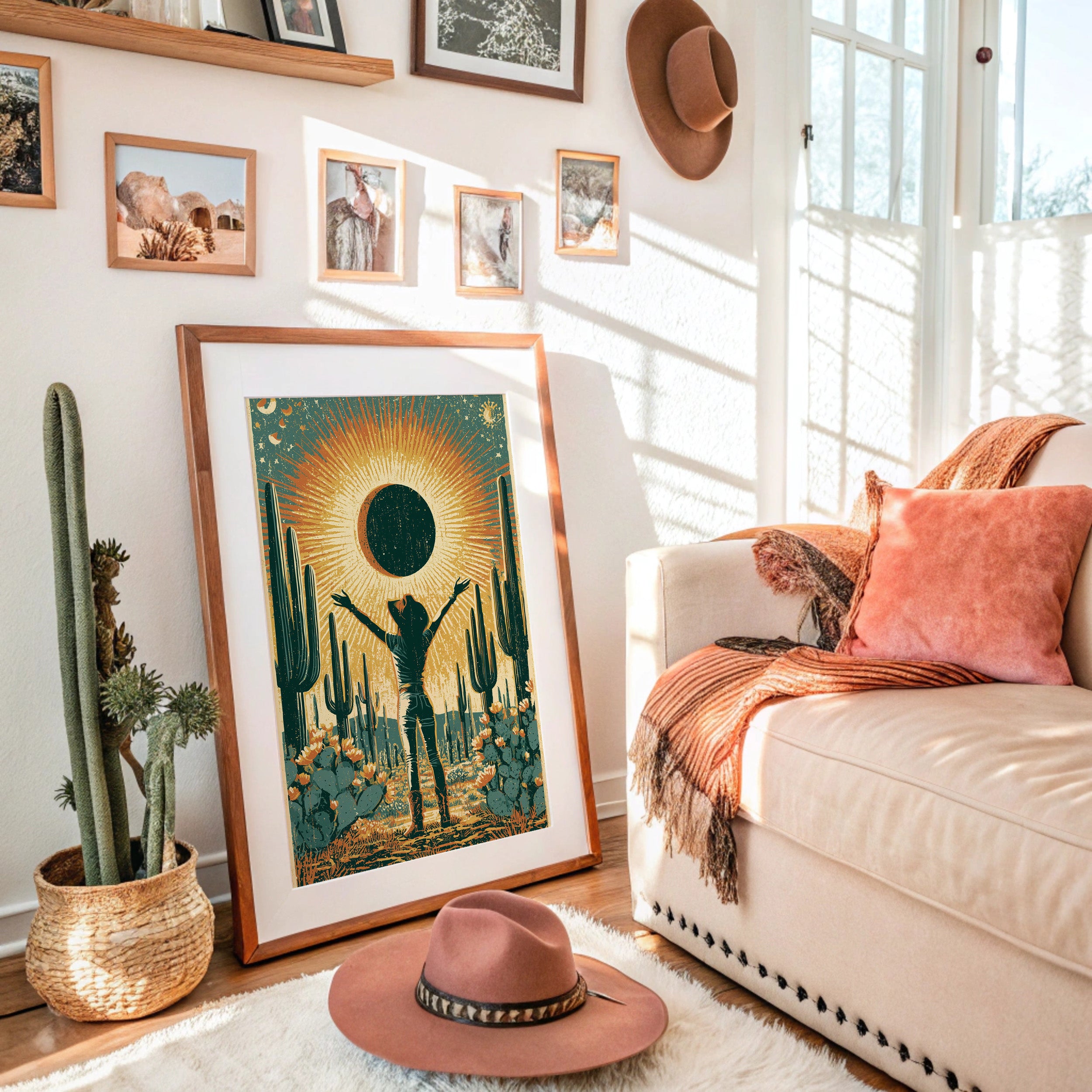 Eclipse in the Desert: Sun Salutation