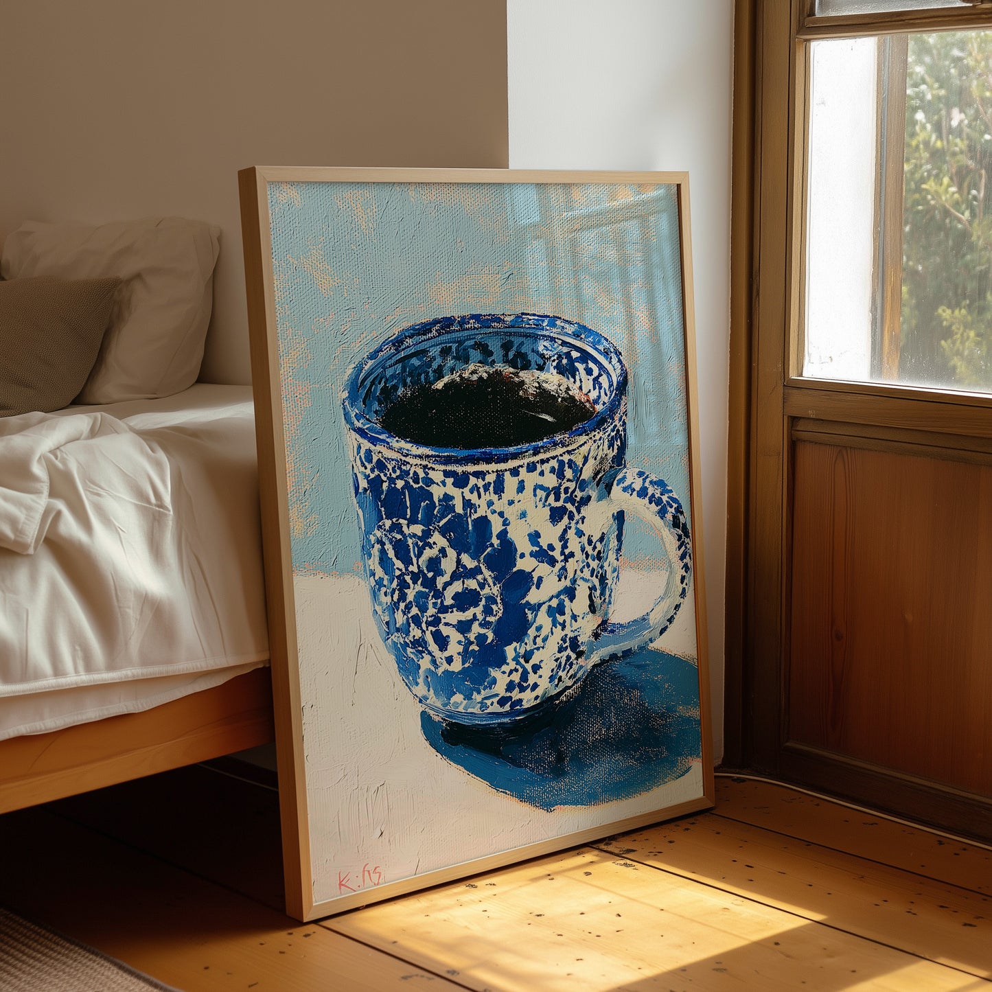 Morning Brew in Blue Speckle