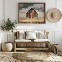 Old Glory in the Wheat Field