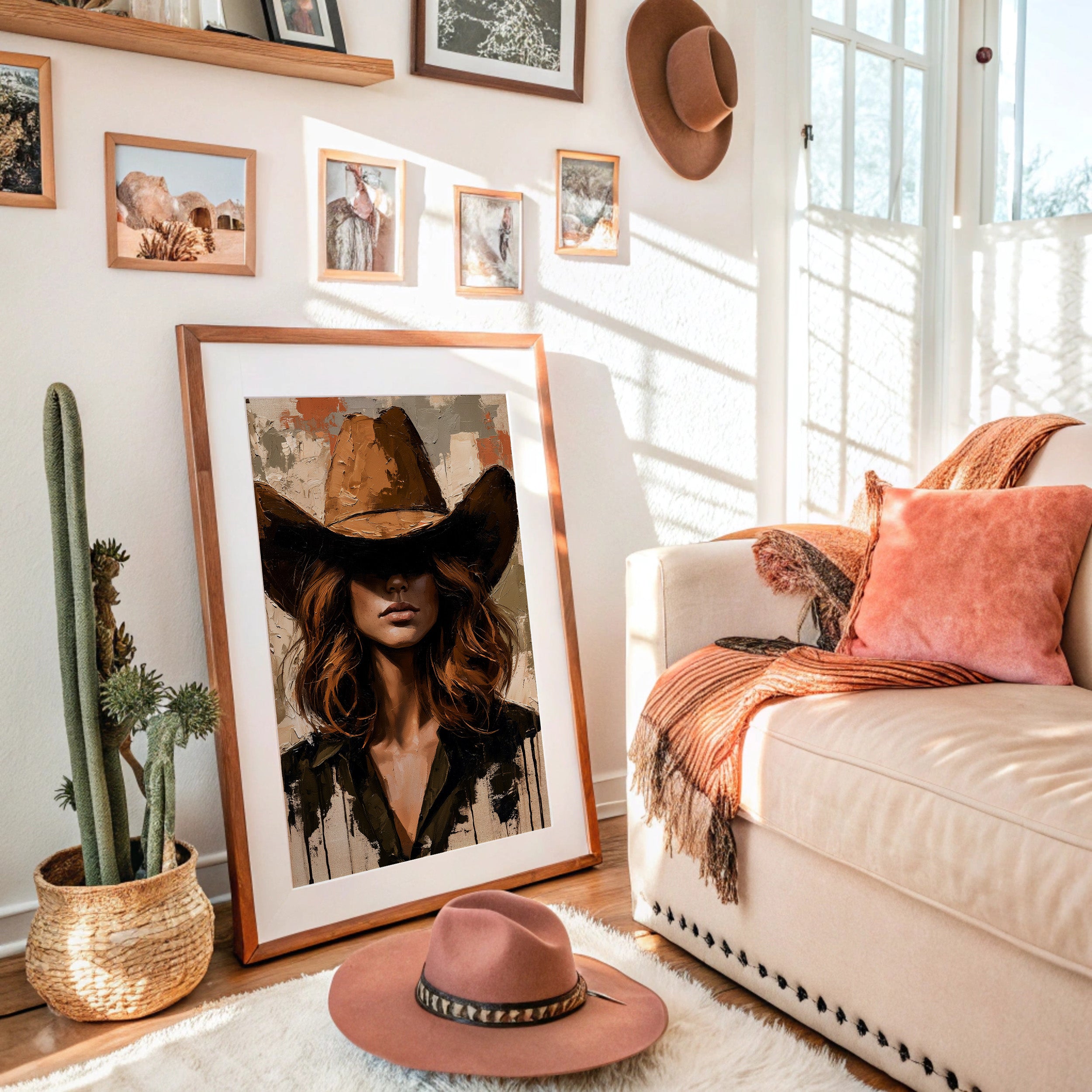 Caramel Brim, Copper Hair, Full Shadow