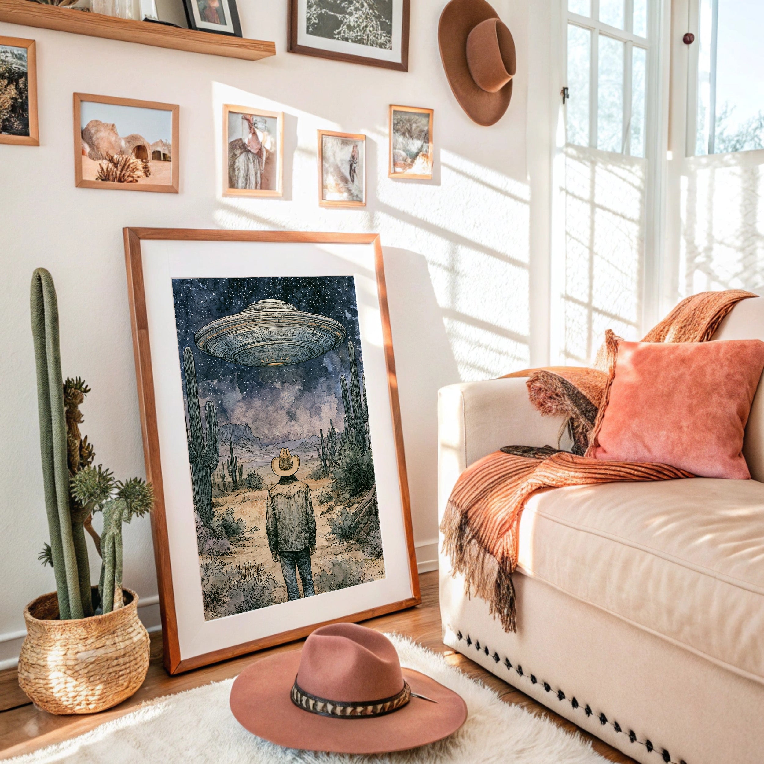 Cowboy and Craft, Watercolor Sky