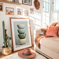 Stacked Stoneware: Sage to Cream
