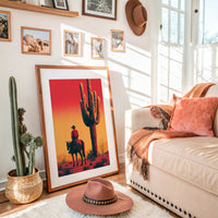 Cowboy's Watch: Desert Sunset Standoff