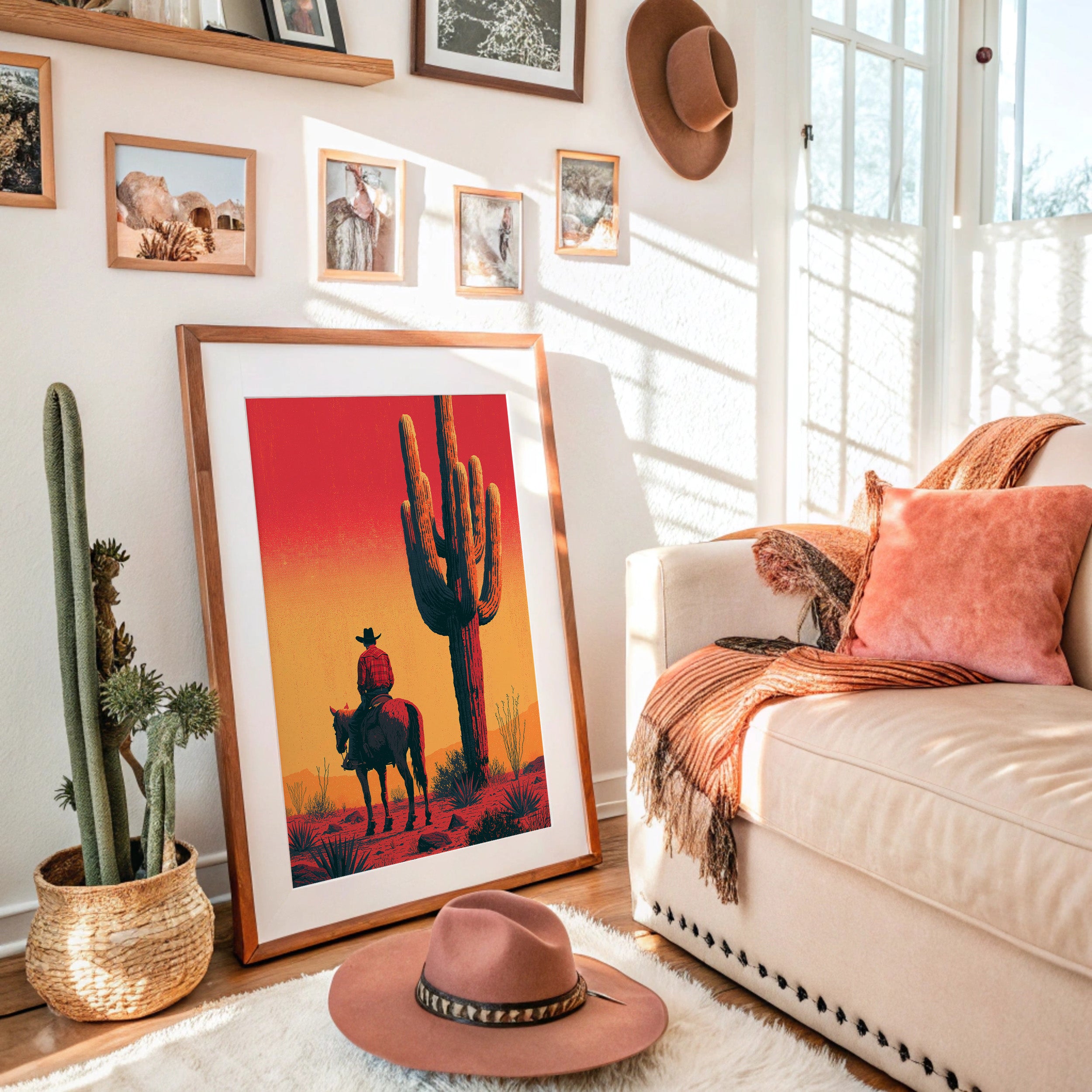 Cowboy's Watch: Desert Sunset Standoff