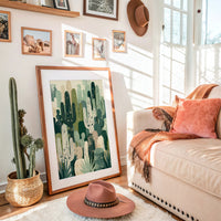 Cactus Grove: Layered Desert Silhouettes
