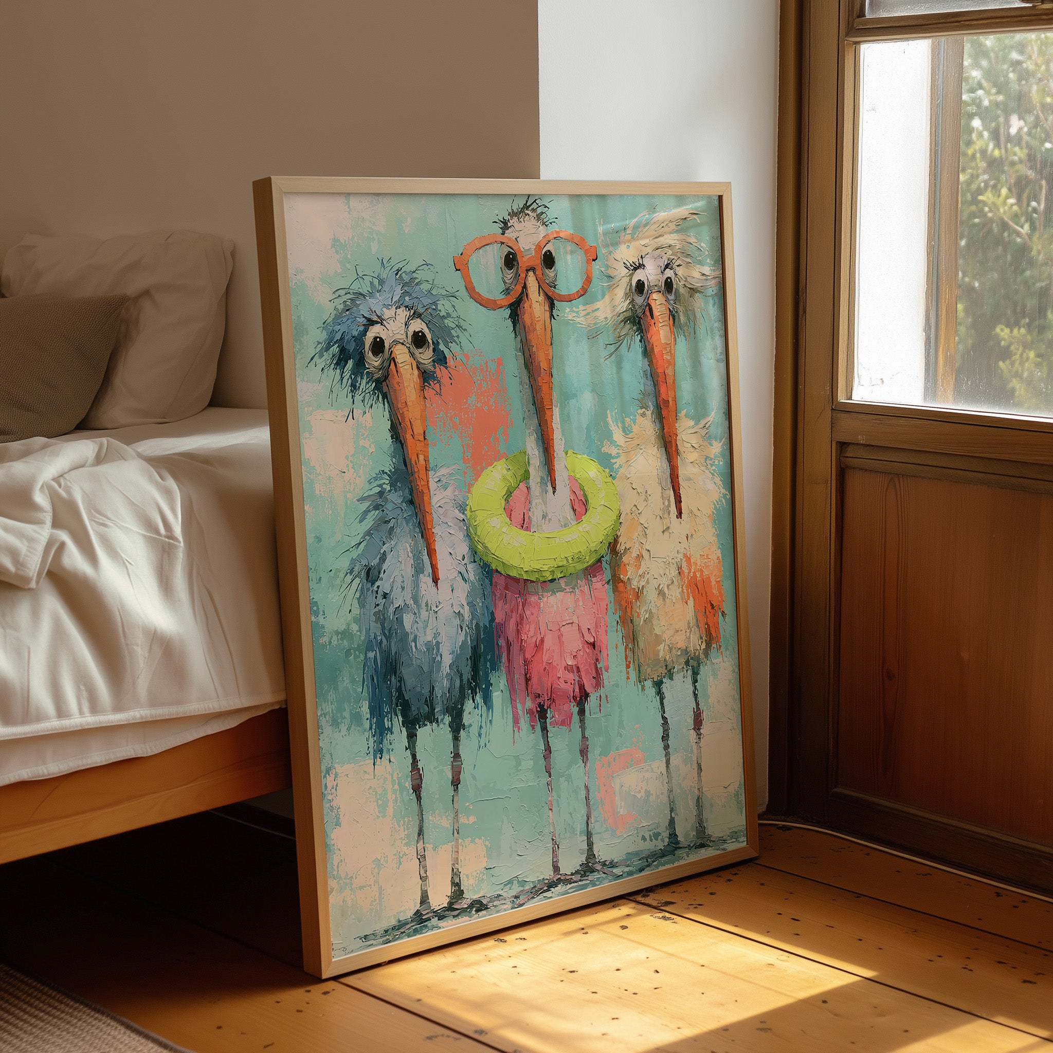 Bespectacled Birds: The Whimsical Trio Returns