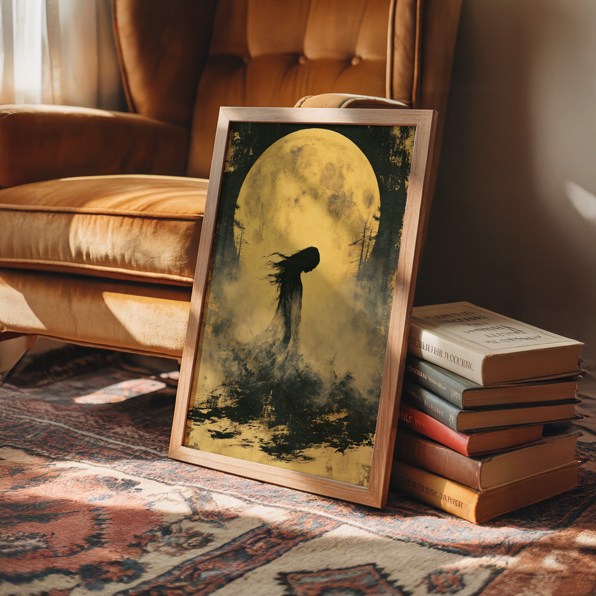 Windswept Under the Golden Moon