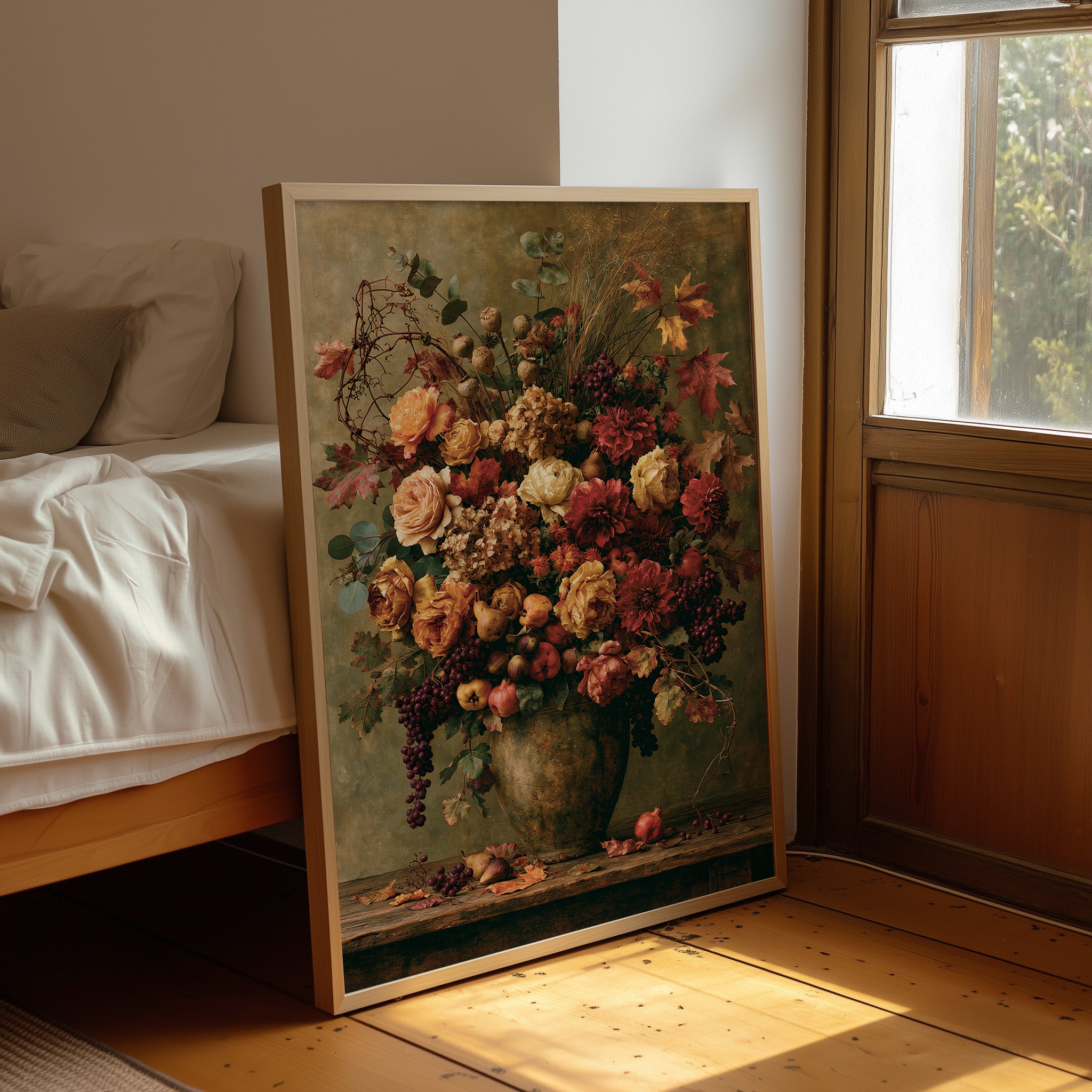 Autumn Harvest: An Opulent Classical Still Life