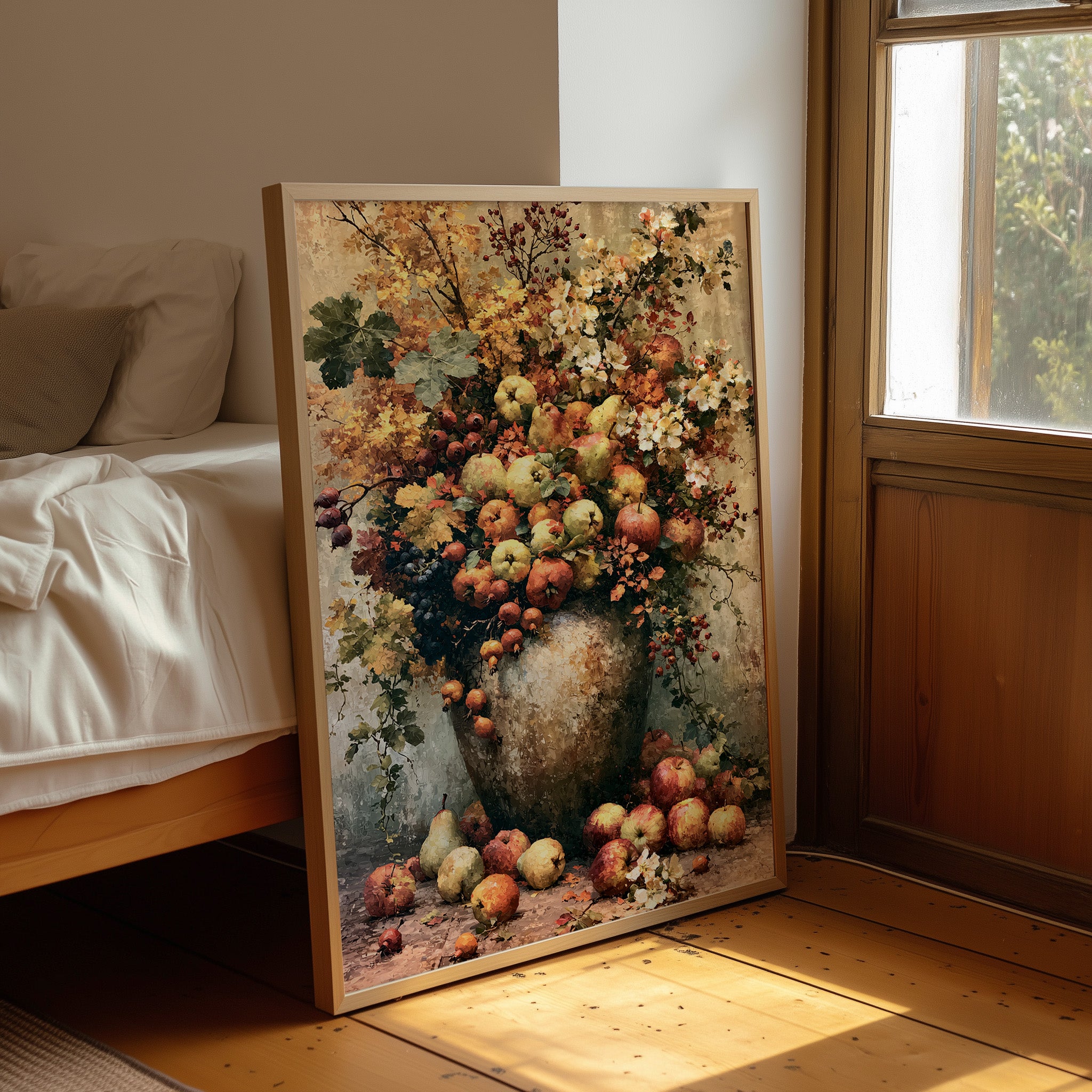 Quince, Grapes & Blossom Cascade