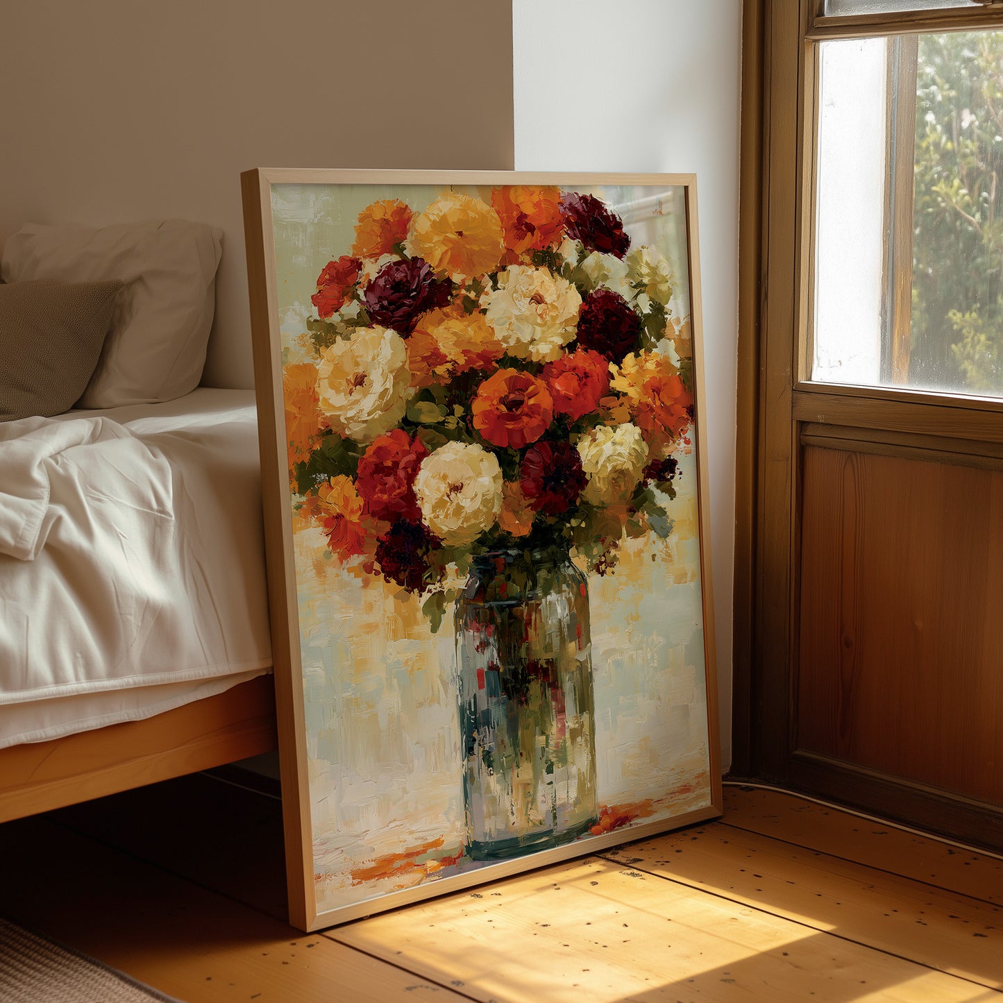 Roses in a Jar, Autumn Glow