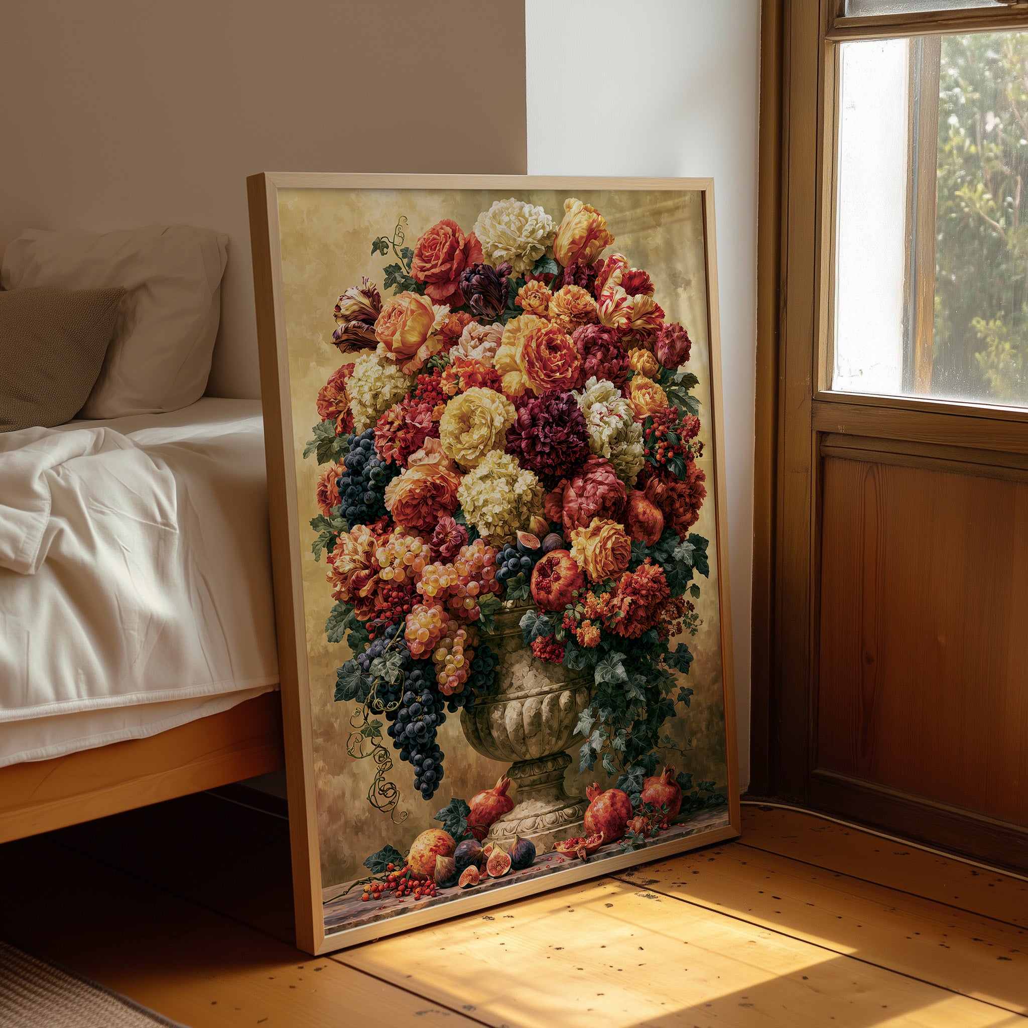 Golden Harvest Grand Urn