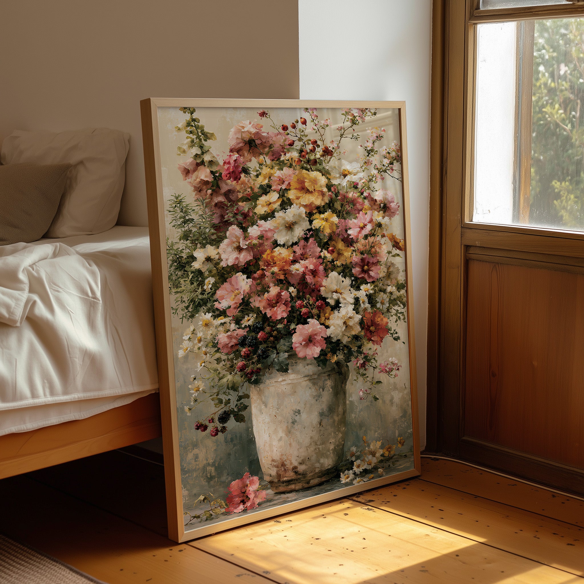 Daisies, Rosehips & Cosmos Overflow