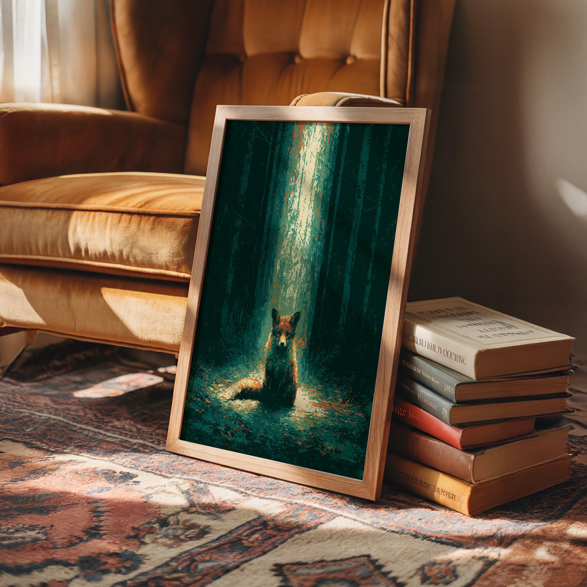 Fox in the Amber Beam