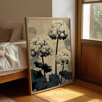 Hydrangea Stems in Silhouette