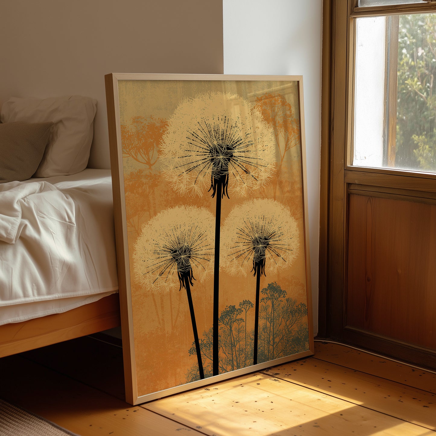 Dandelions at Golden Hour