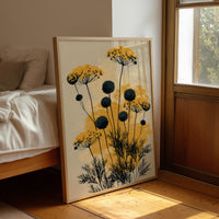 Yarrow and Allium in Gold