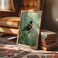 Robin Among the Dewgrass