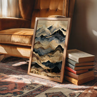 Mountains in Marquetry