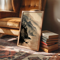 Coastline in Marquetry