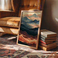 Dusk to Ember in Marquetry