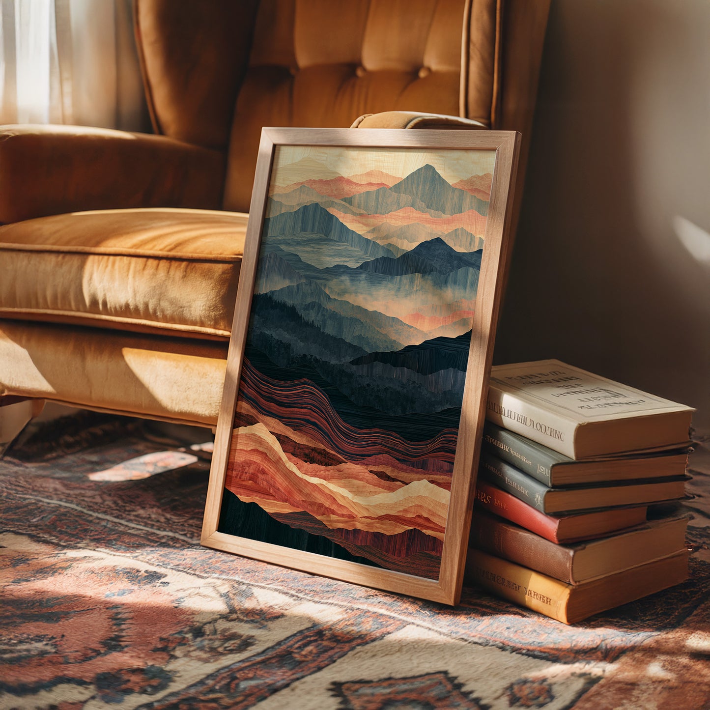 Dusk to Ember in Marquetry