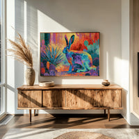 Desert Jackrabbit, Fauvist Bloom