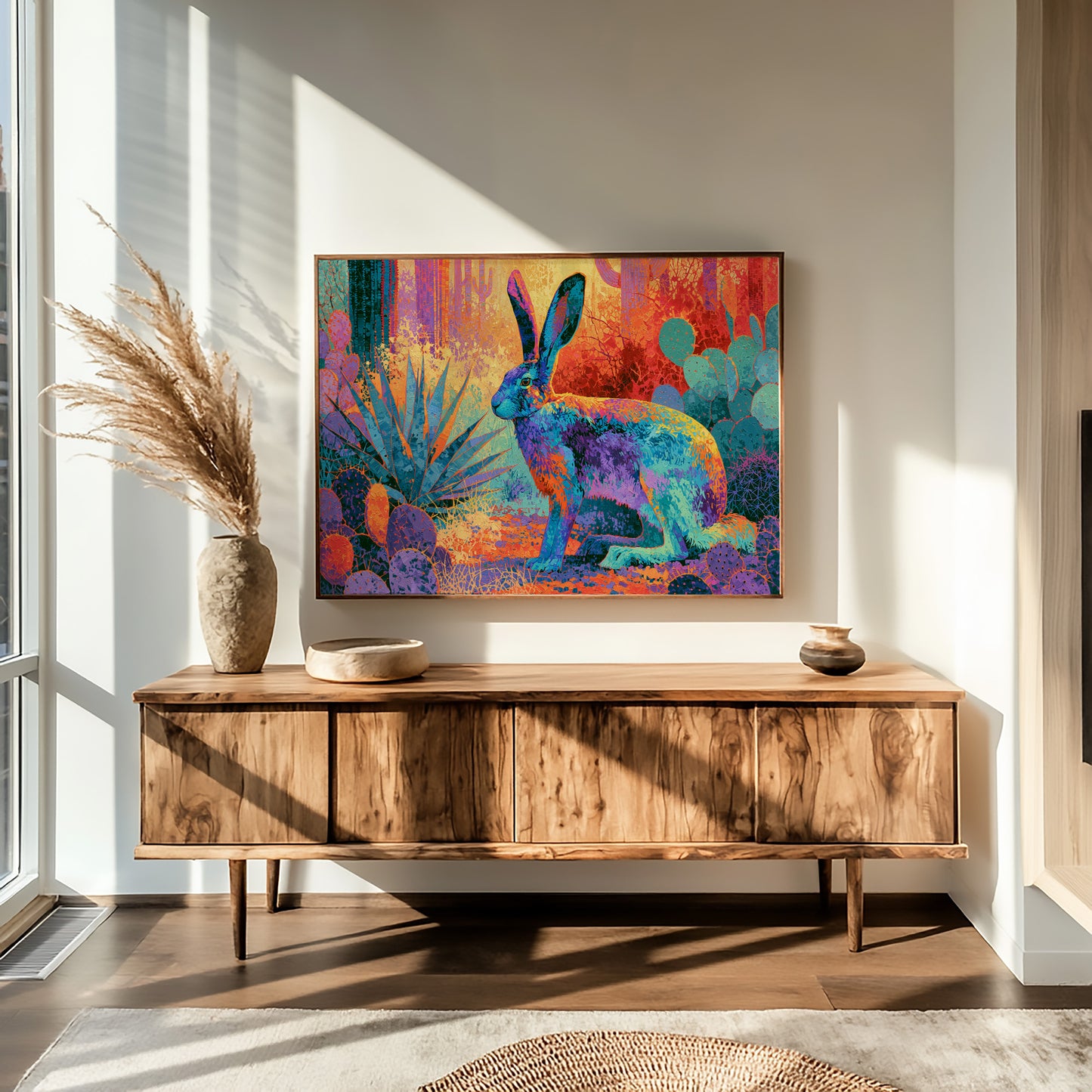 Desert Jackrabbit, Fauvist Bloom
