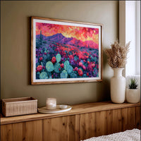 Desert Bloom, Magenta Mountains