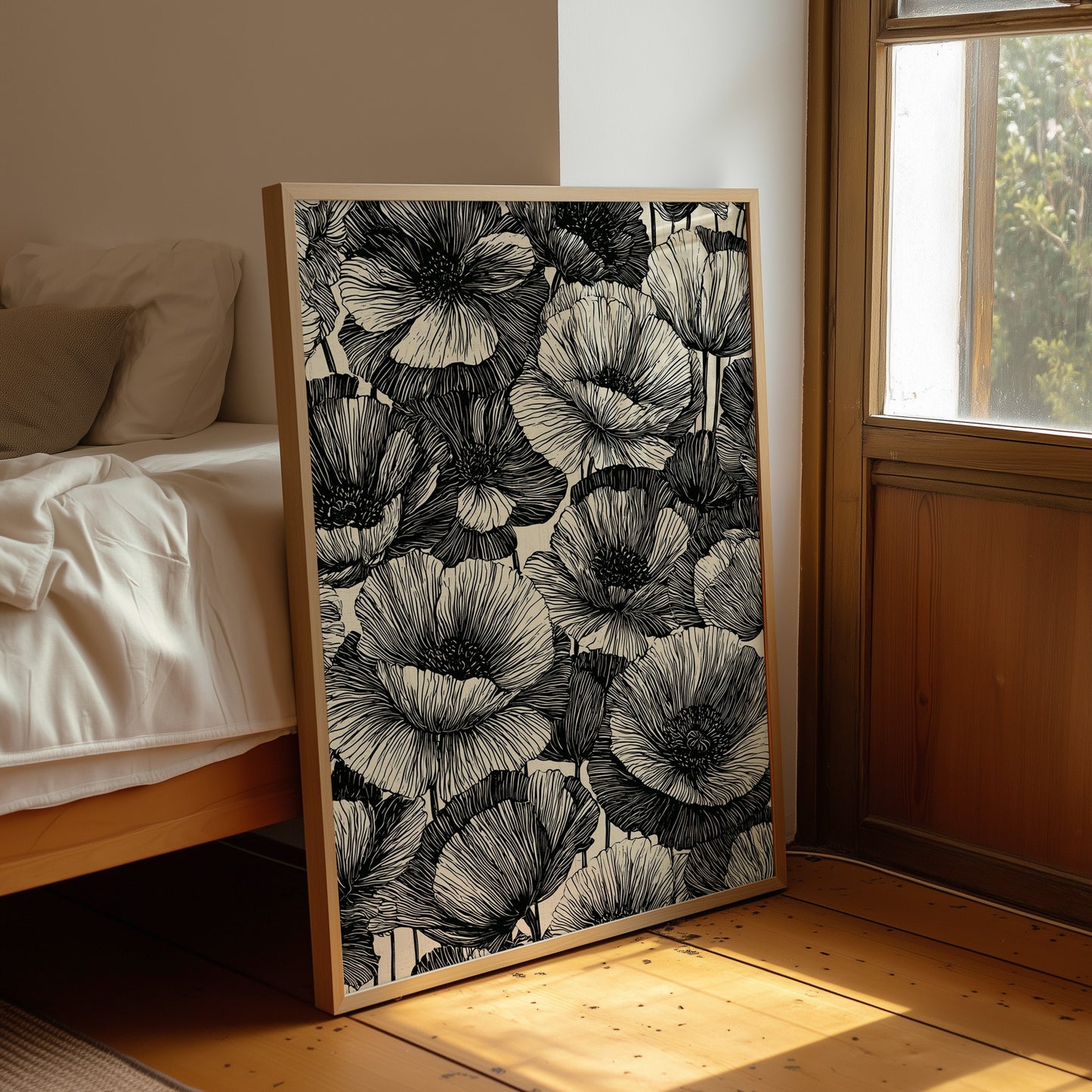 Ink Bloom Poppy Field