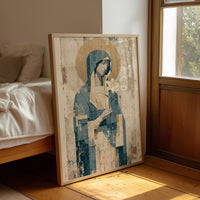 Seated Icon with Lily