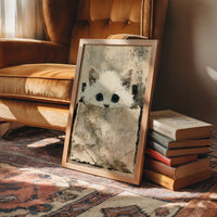 Peekaboo in Pale Fur