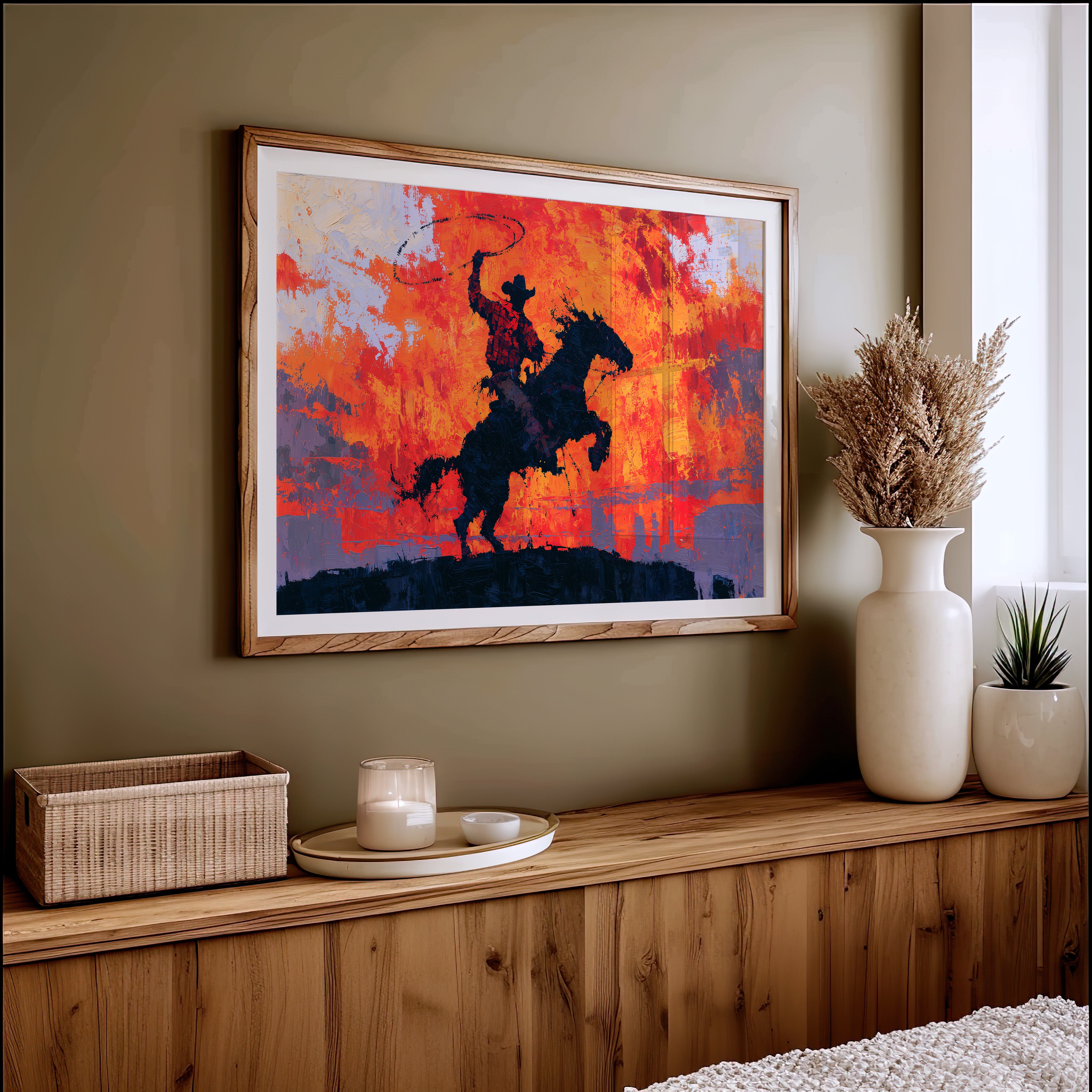 Cowboy at Sundown, Lasso High