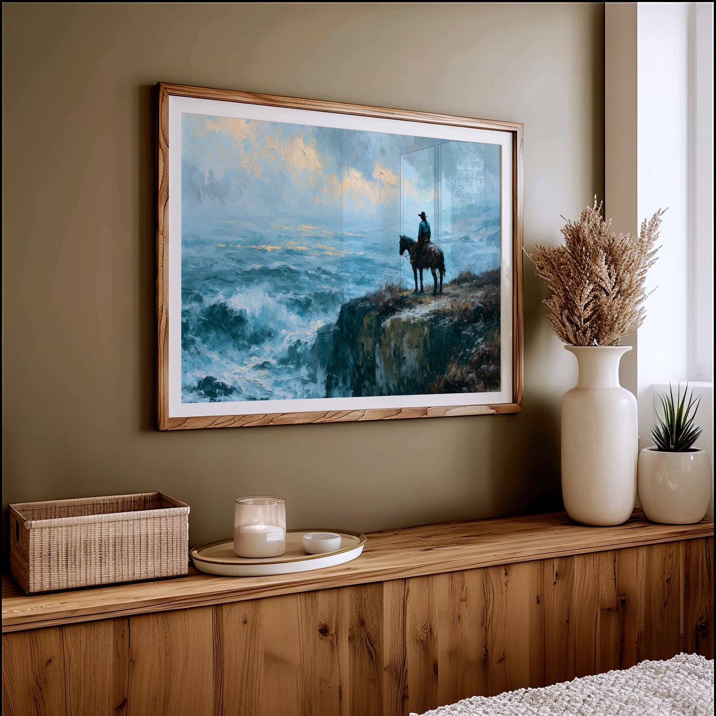 Cliffside Cowgirl at Sea's Edge
