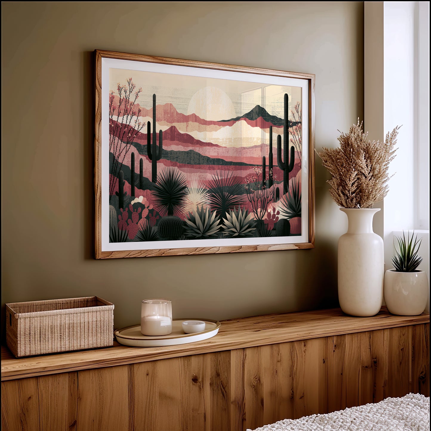 Rose Dusk Desert Bloom