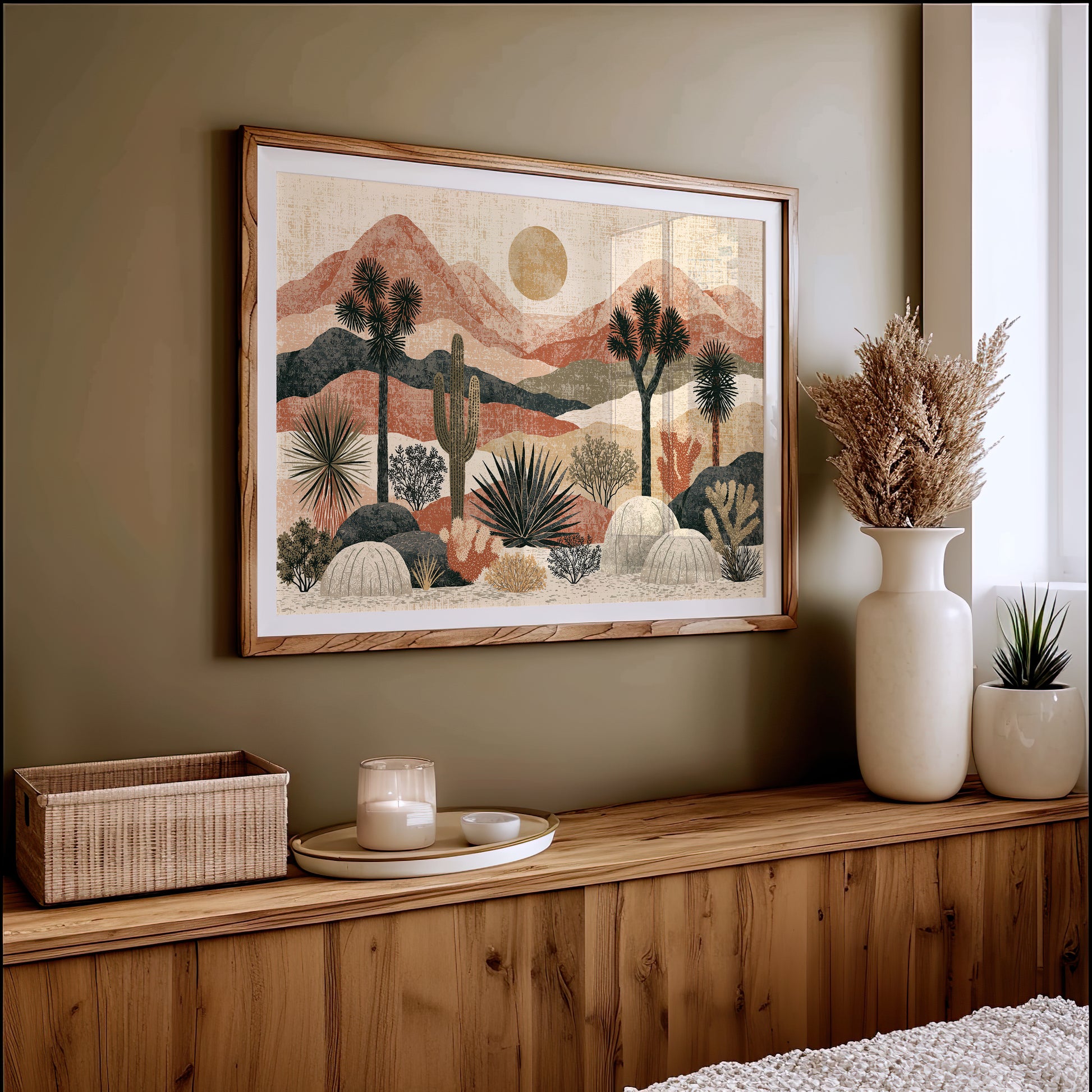 Botanical Ridgeline, Desert Sun