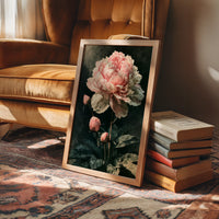Peony Caught in Corner Light