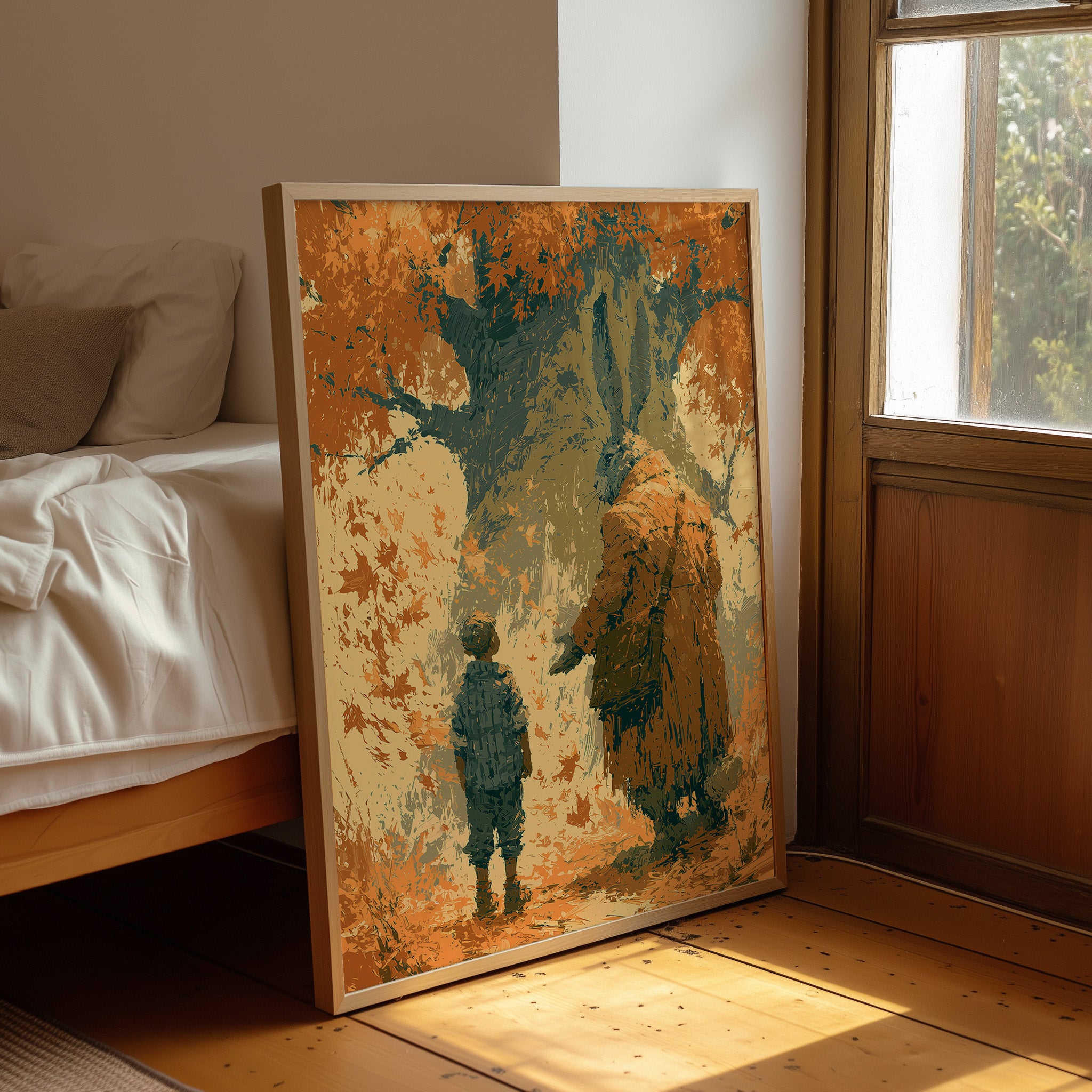 An Offered Hand, An Amber Wood