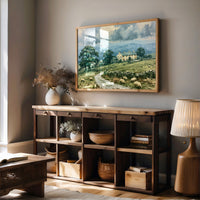 Stone Wall Farmhouse, Grazing Flock