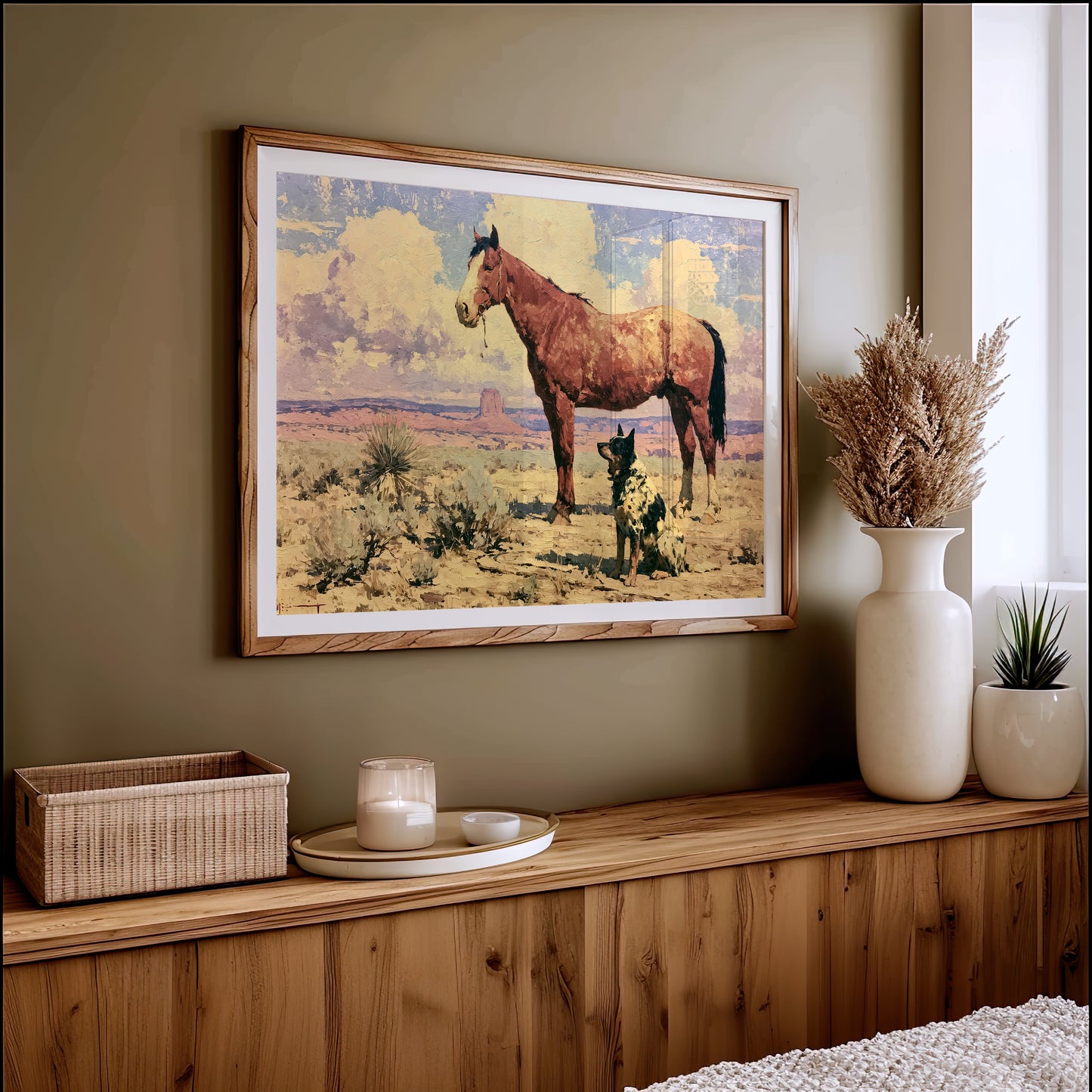 Desert Companions, Horse and Cattle Dog