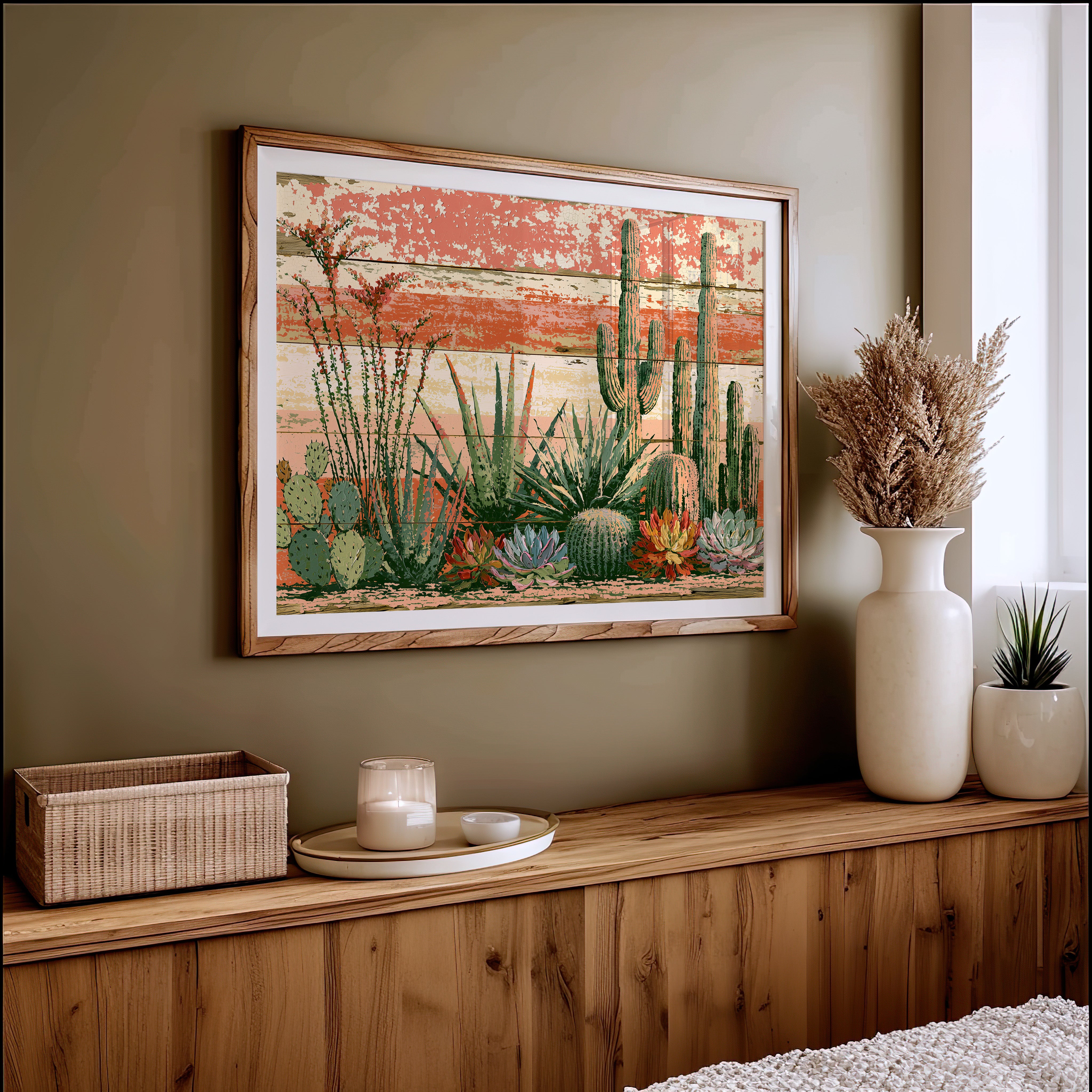 Saguaro Cluster and Rosette Garden