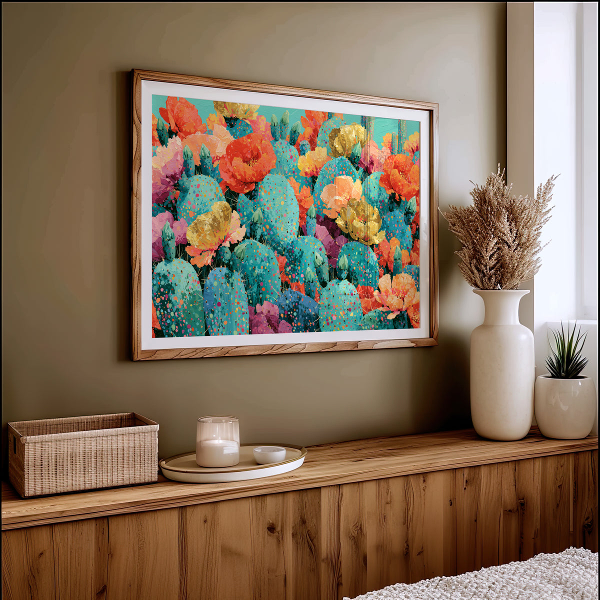 Cactus Bloom Explosion