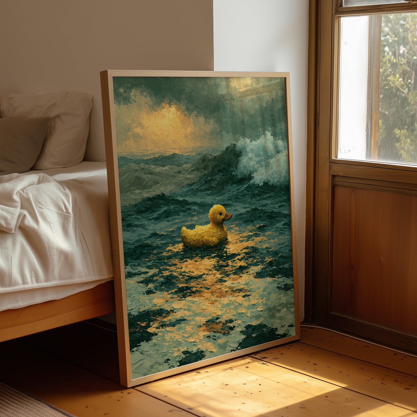 Rubber Duck Takes the Sea