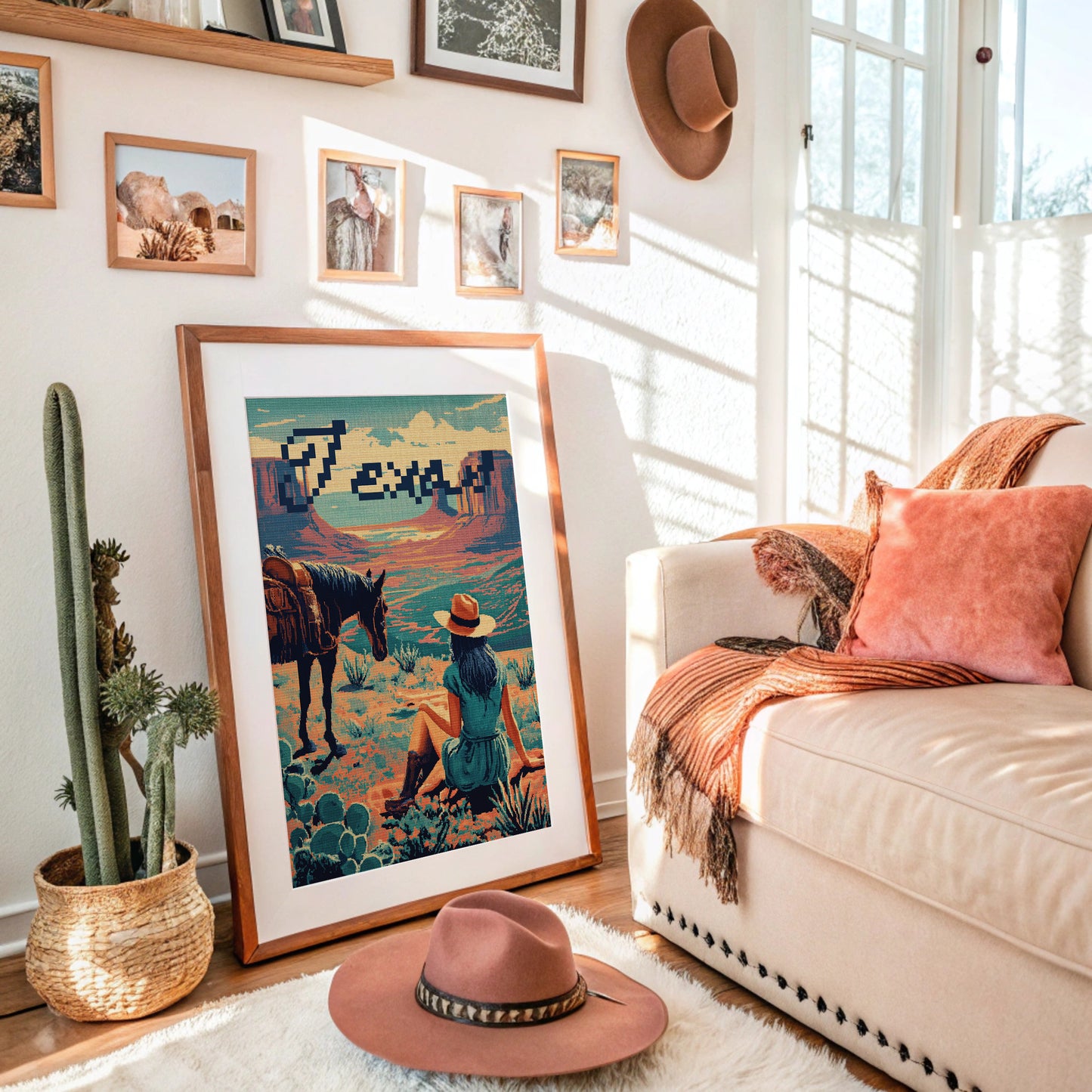 Texas Cross-Stitch Sunset