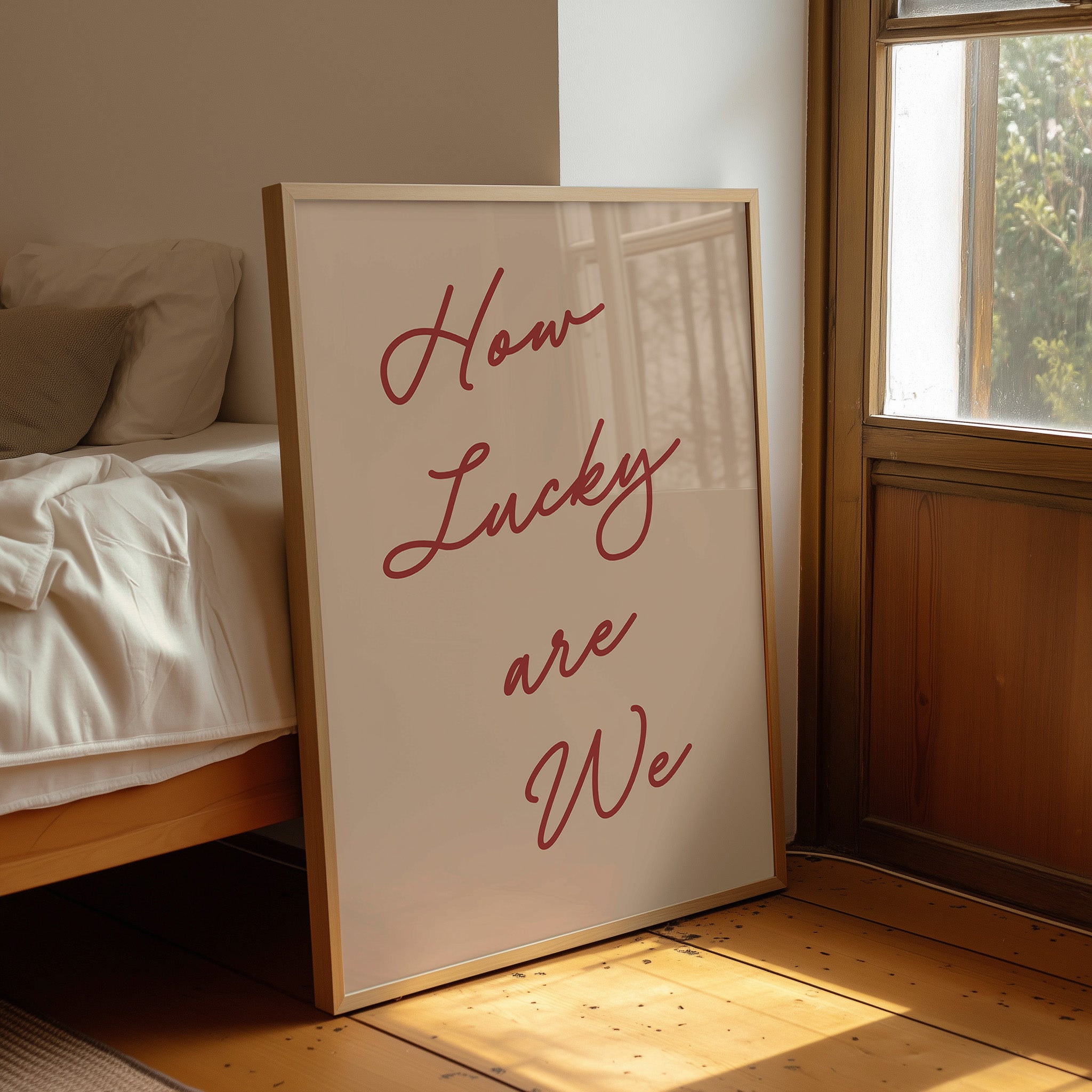 Lucky, In Cursive