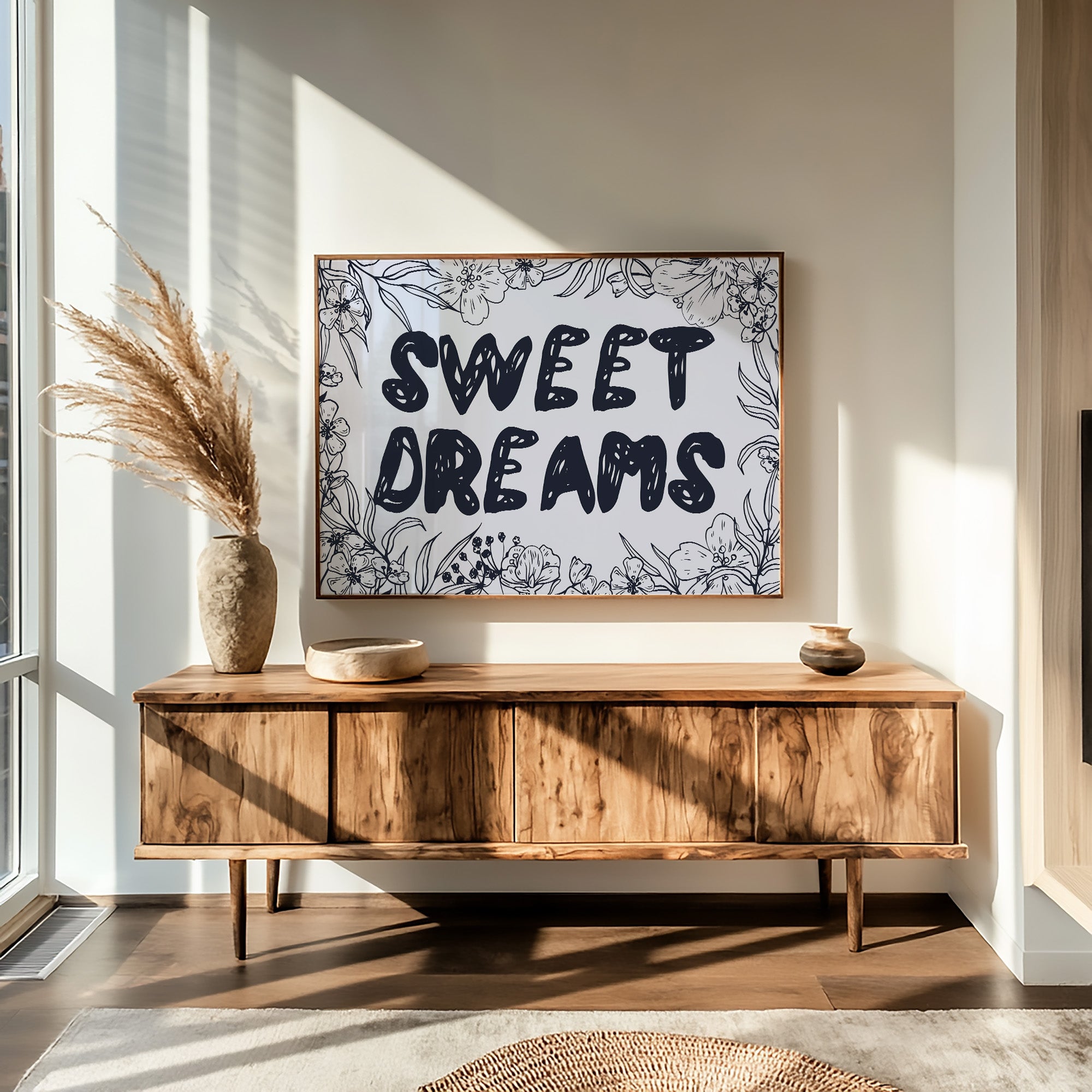 Sweet Dreams Groovy Line Art