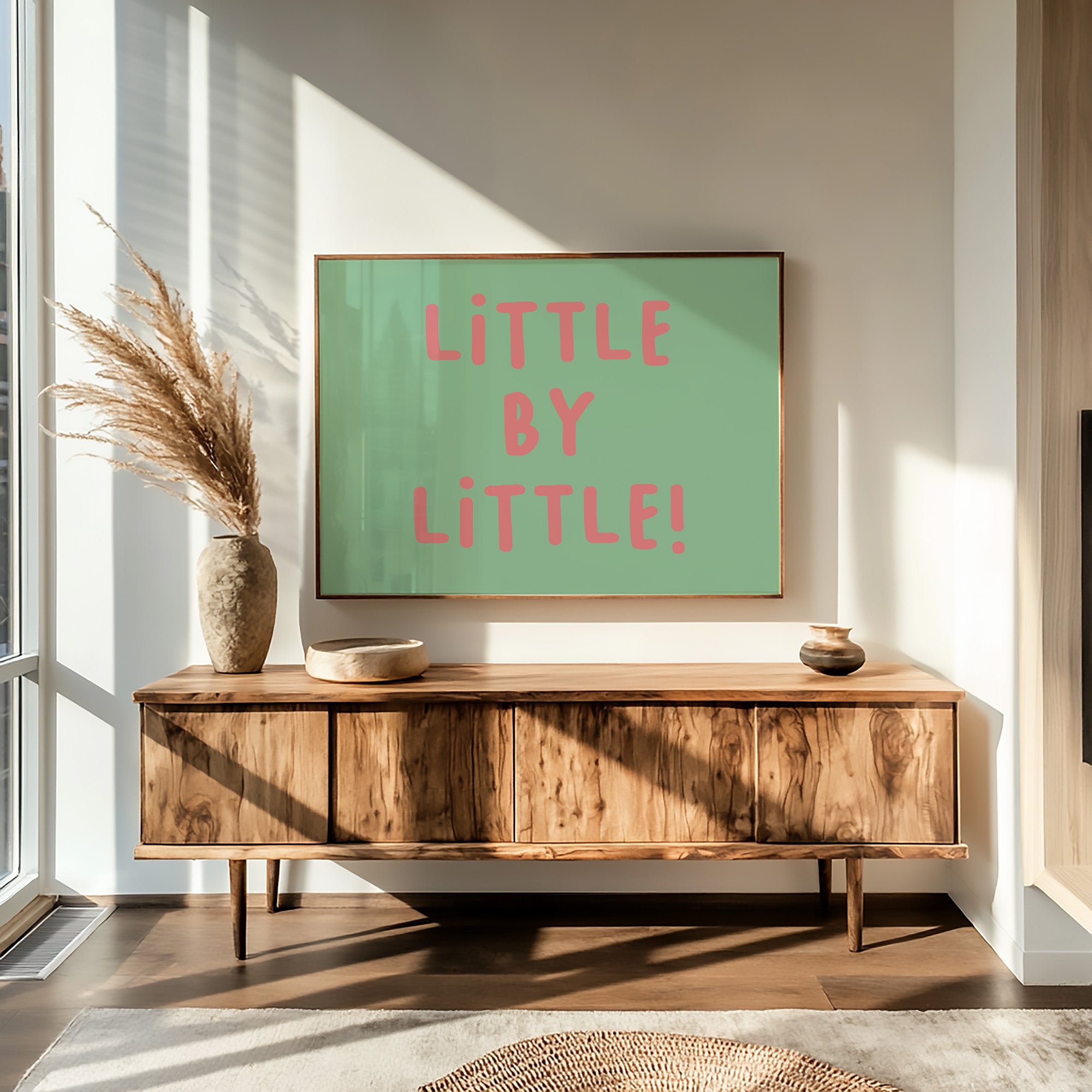 Little By Little Playful Print