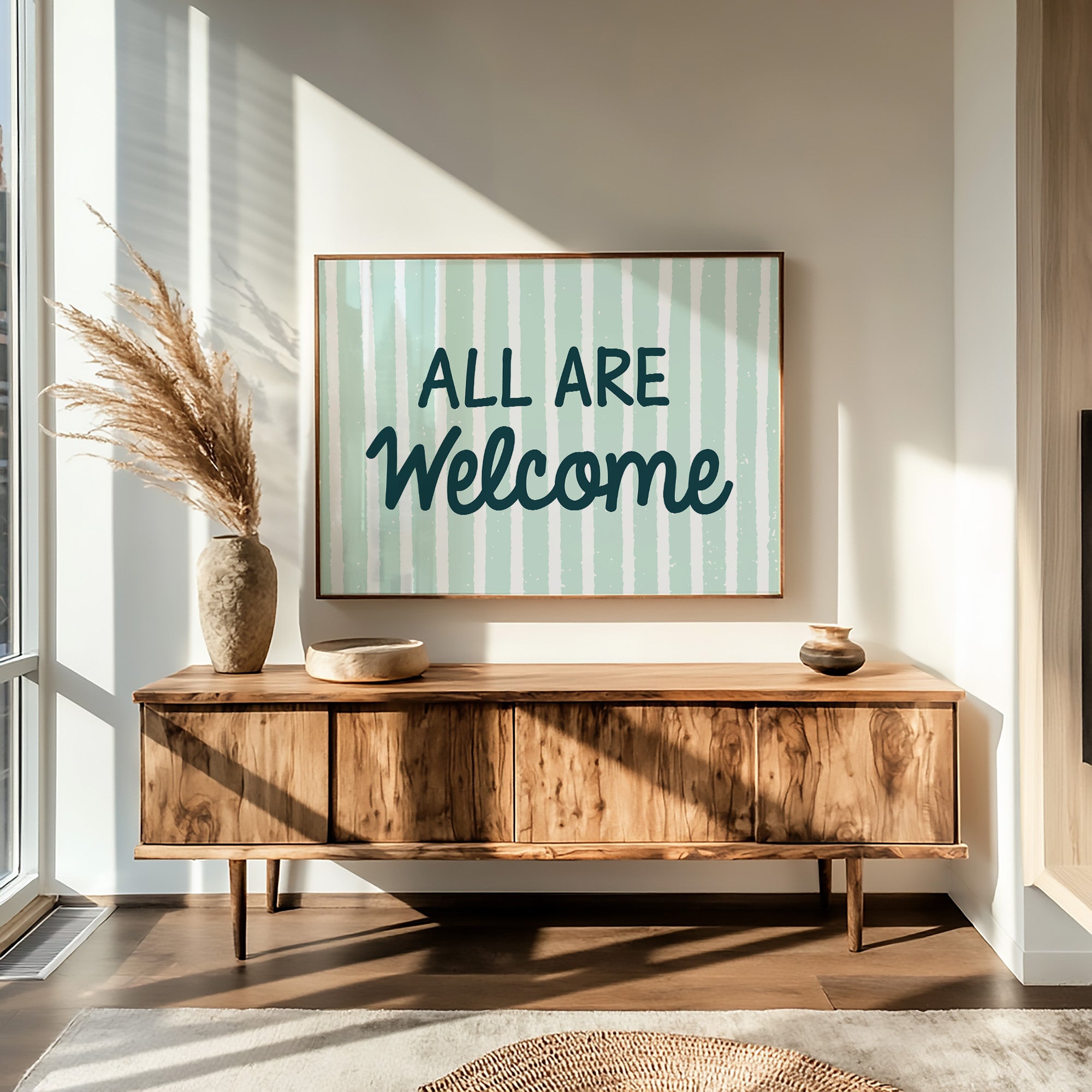 All Are Welcome, Mint Stripe