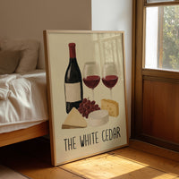 Wine & Cheese, Painted